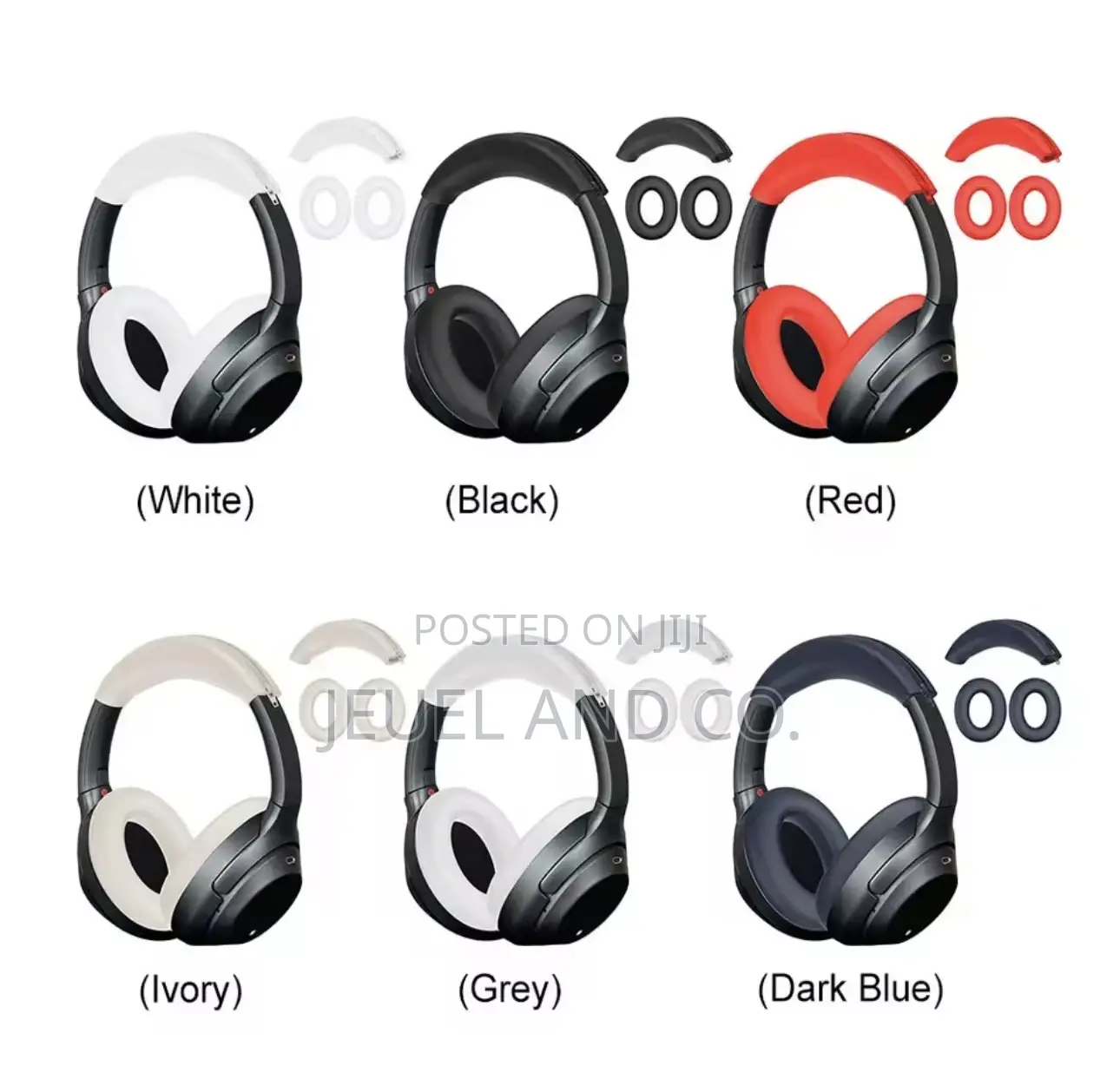 Silicone Ear Pads and Headbeam Cushion Cover Anti-Scratch
