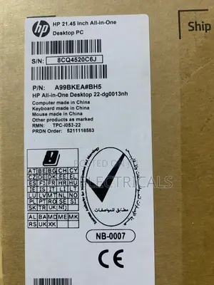 Hp 21.45” All in One Desktop Pc 22-Dg0013nh