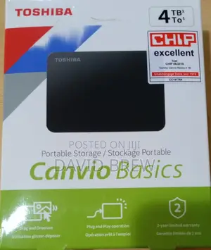 Toshiba 4tb External Hard