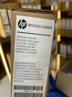 New Laptop HP Pavilion 15 16GB Intel Core I5 SSD 512GB