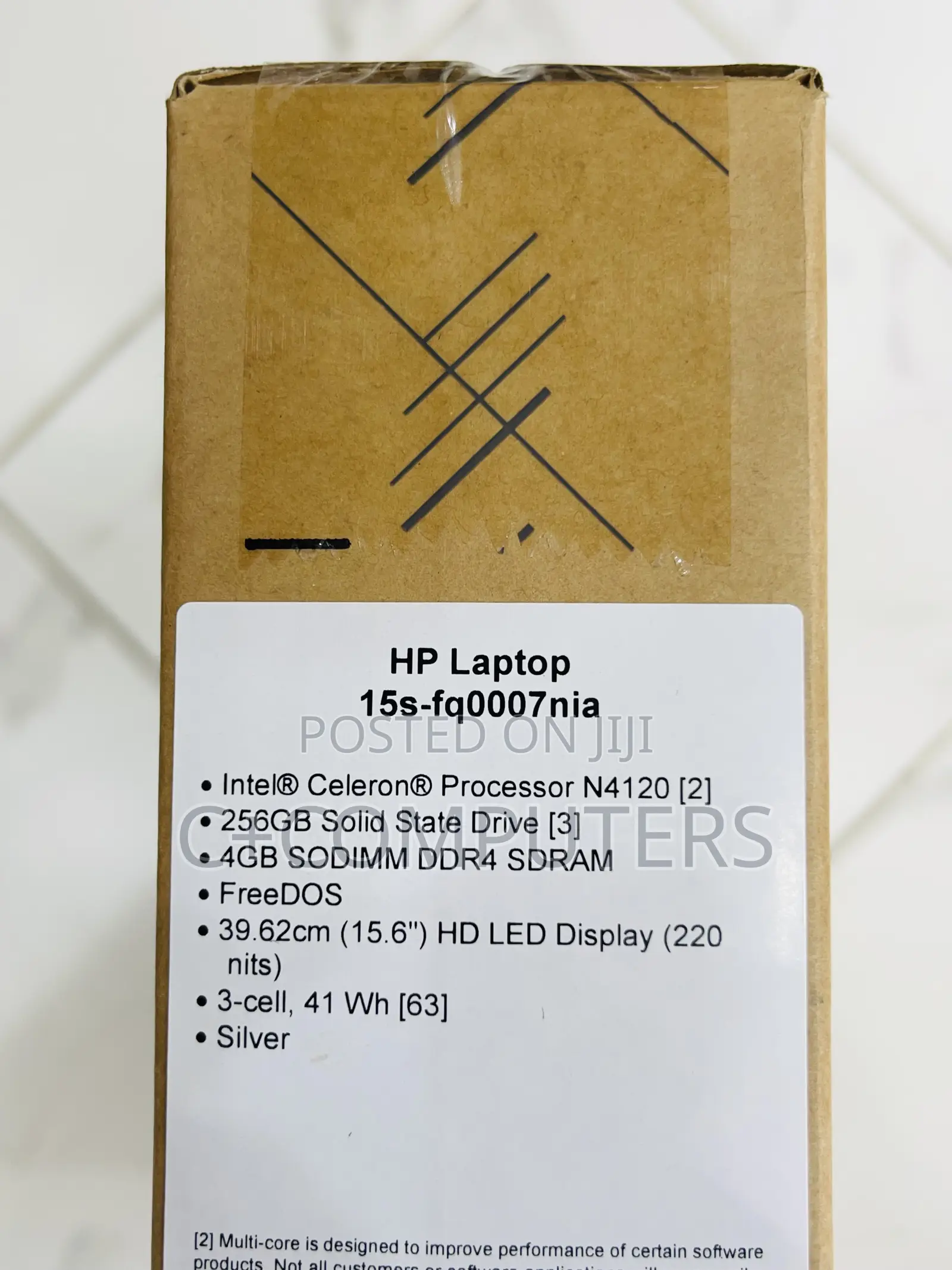 New Laptop HP 15s 4GB Intel Celeron SSD 256GB