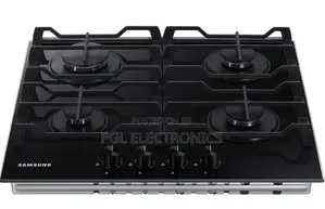 Samsung 4 Burner Gas Hob Built-in 60cm Glass Na64n7100ab/Sg