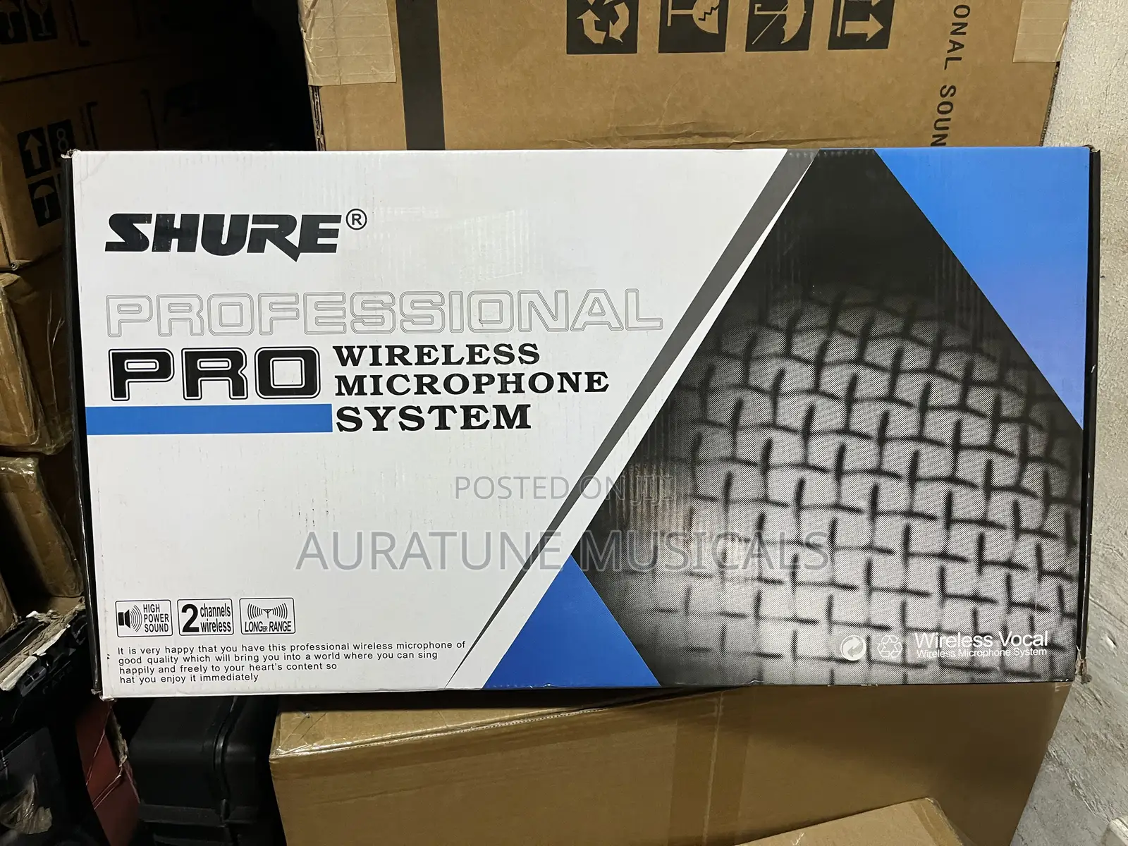 2 Heads 2 Tie Microphones Shure