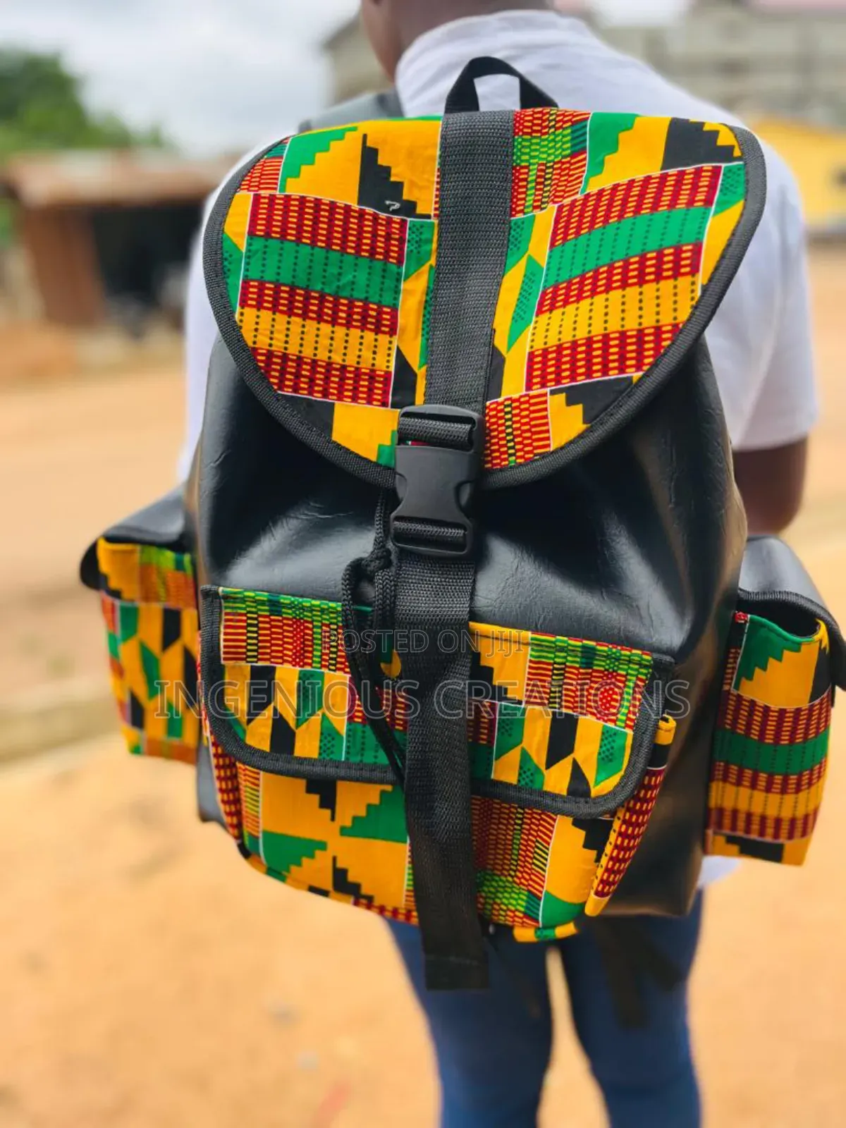 African Print Backpacks