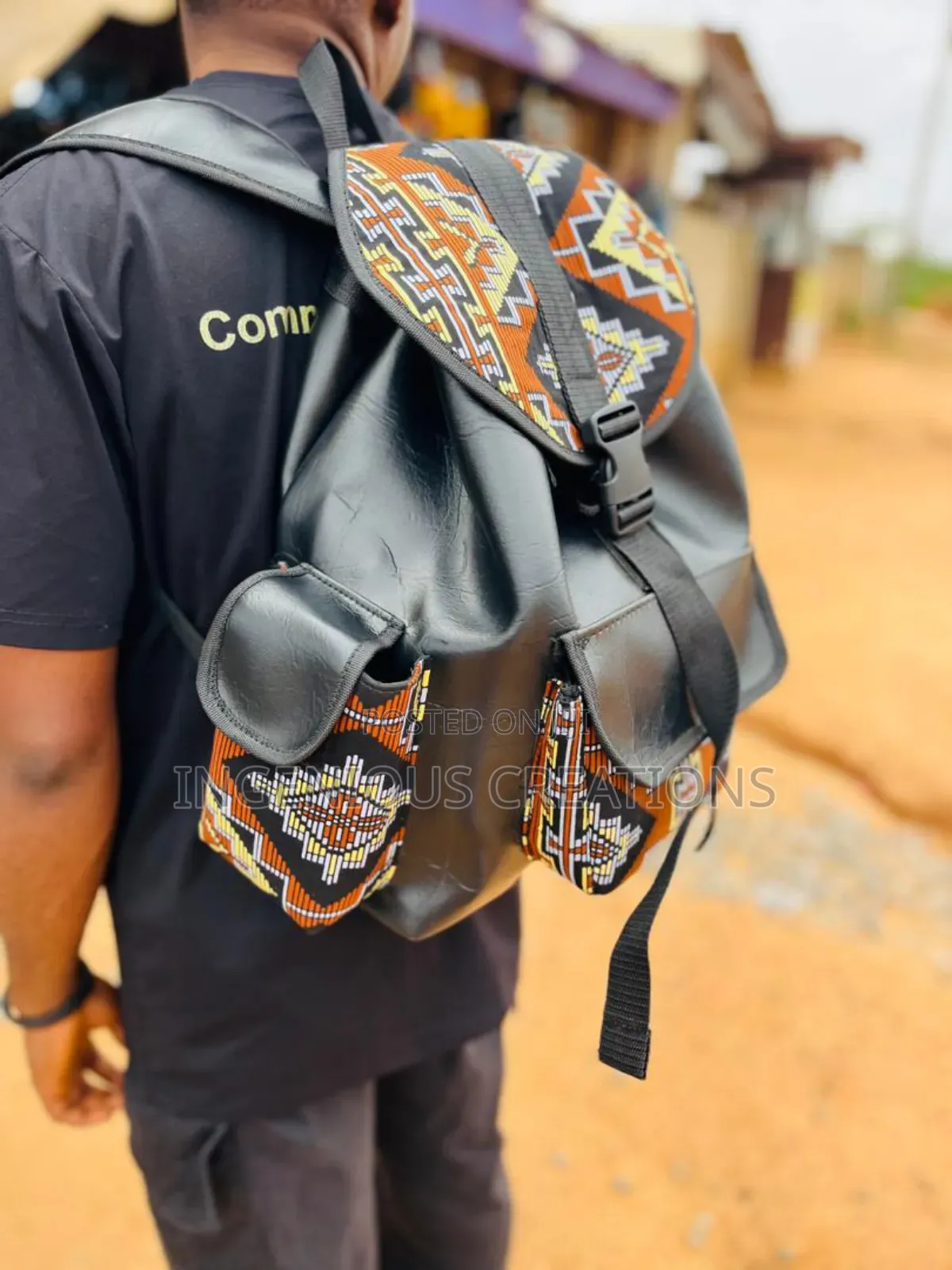 African Print Backpacks