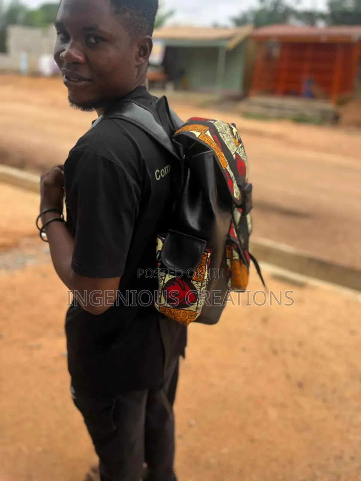 African Print Backpacks