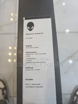 Photo - New Laptop Dell Alienware 18 Area-51 32GB Intel Core Ultra 9 SSD 1T