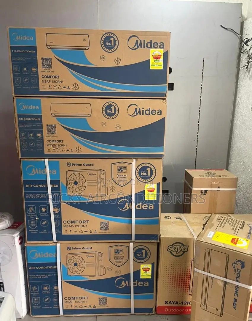 Midea 1.5hp, 2.0hp , 2.5 Horse Power Airconditioners