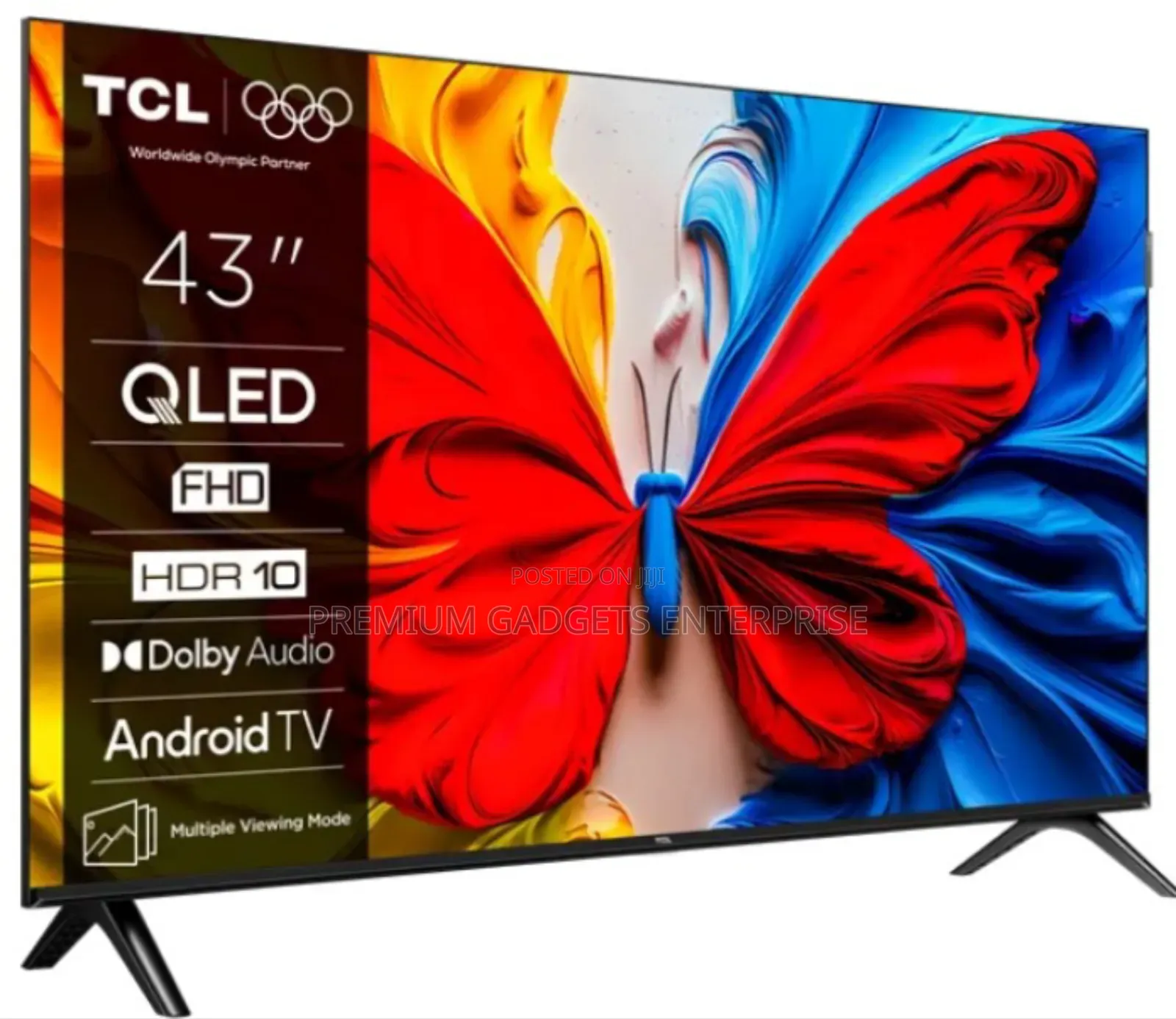 TCL Qled Google Tv With Cast 43" HDR , FHD 43s5k 2025