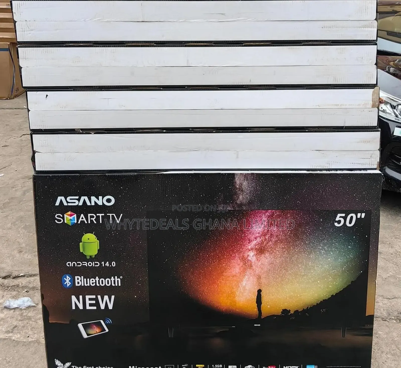 Uhd 4k Frameless Asano 55" Smart Android Tv| Voice Control