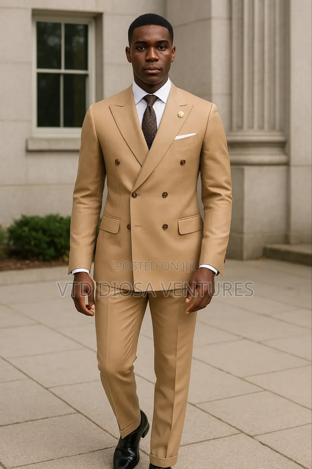 Executive Double Breasted Suits for Men