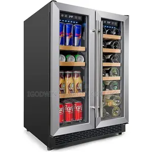 Zulay 40 Bottles Dual Zone Wine Cooler Refrigerator