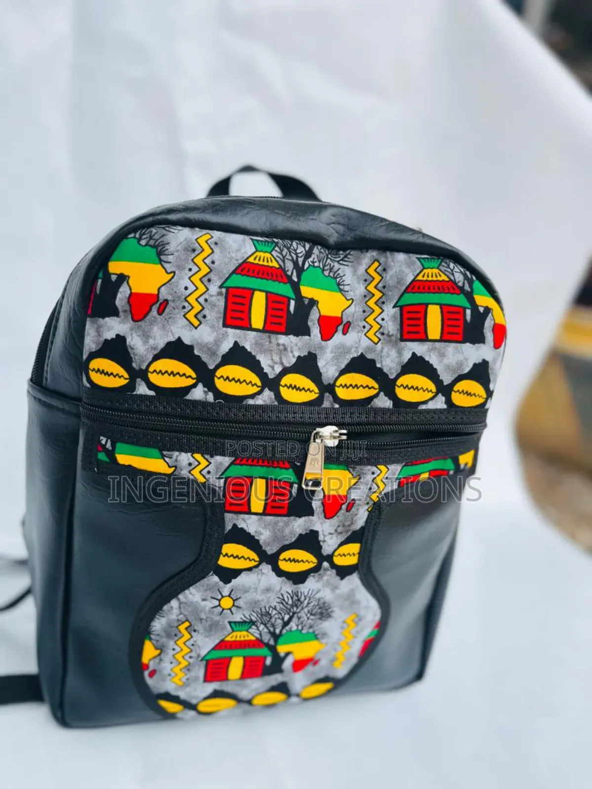 African Print School Bags For Kids