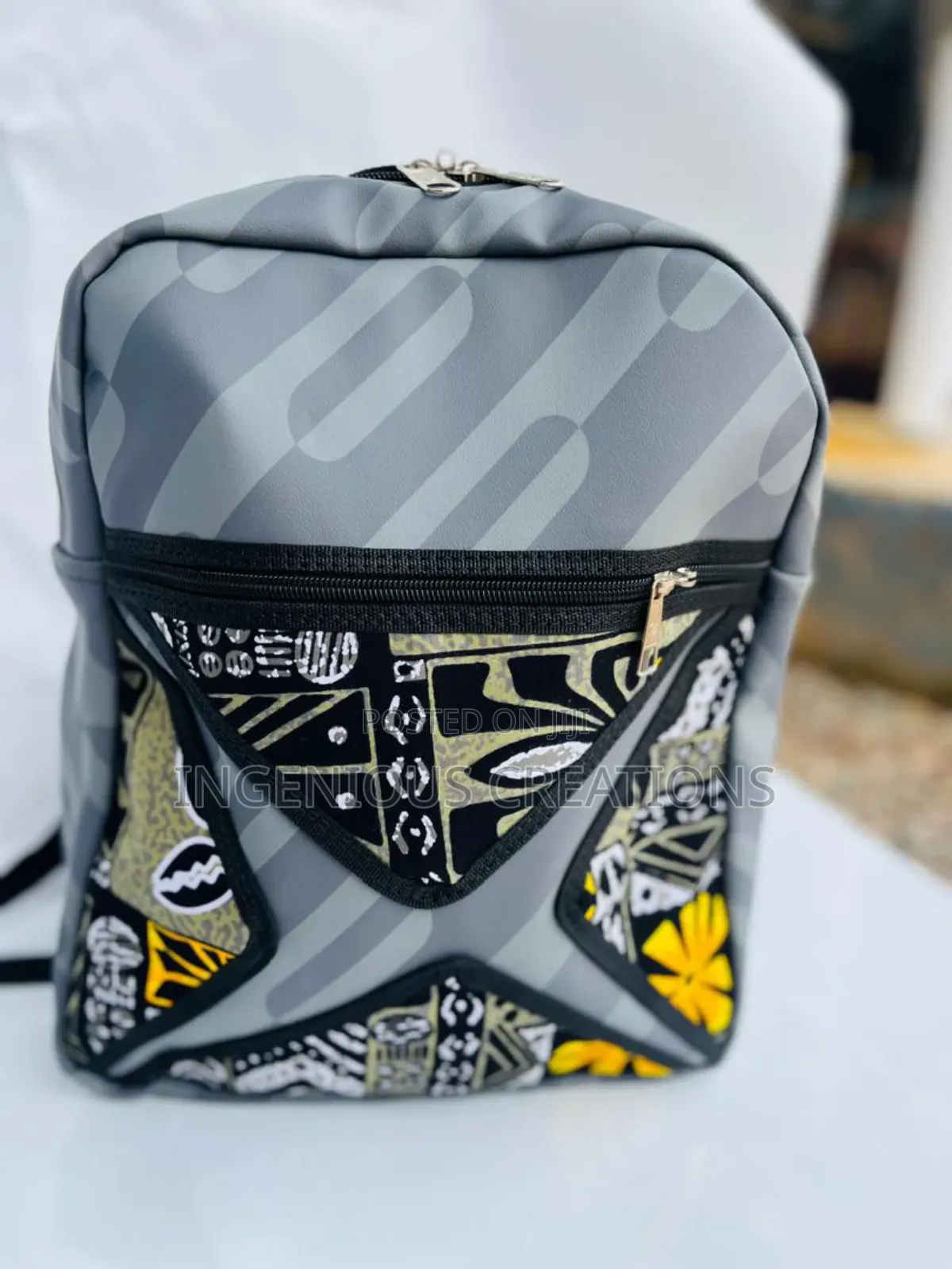 African Print School Bags For Kids