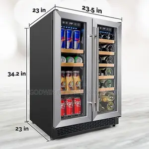 Zulay 40 Bottles Dual Zone Wine Cooler Refrigerator