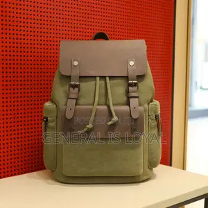 Canvas Buckle Backpack