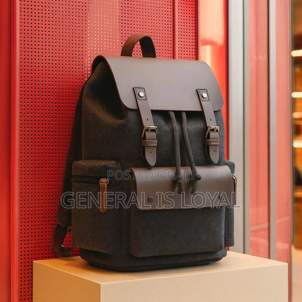 Canvas Buckle Backpack