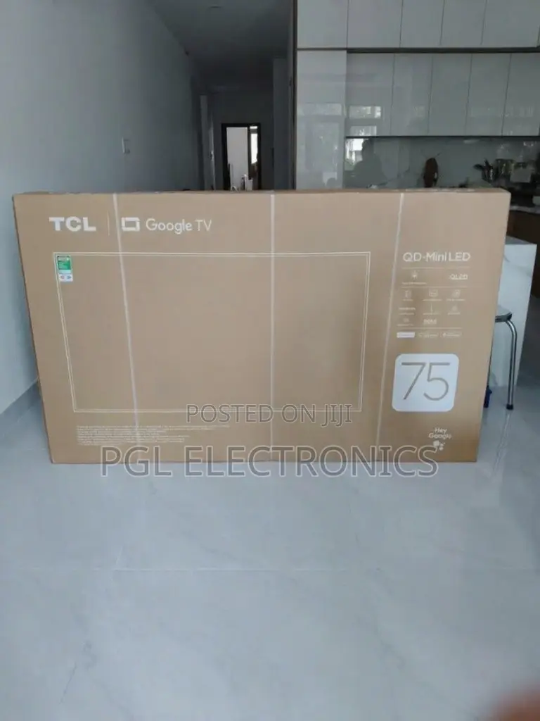 TCL 75" Qd-Mini Led 144hz, Onkyo 2.1 Hi-Fi System, Uhd Tv