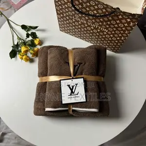 2 Pieces Coffee Brown Towels Available