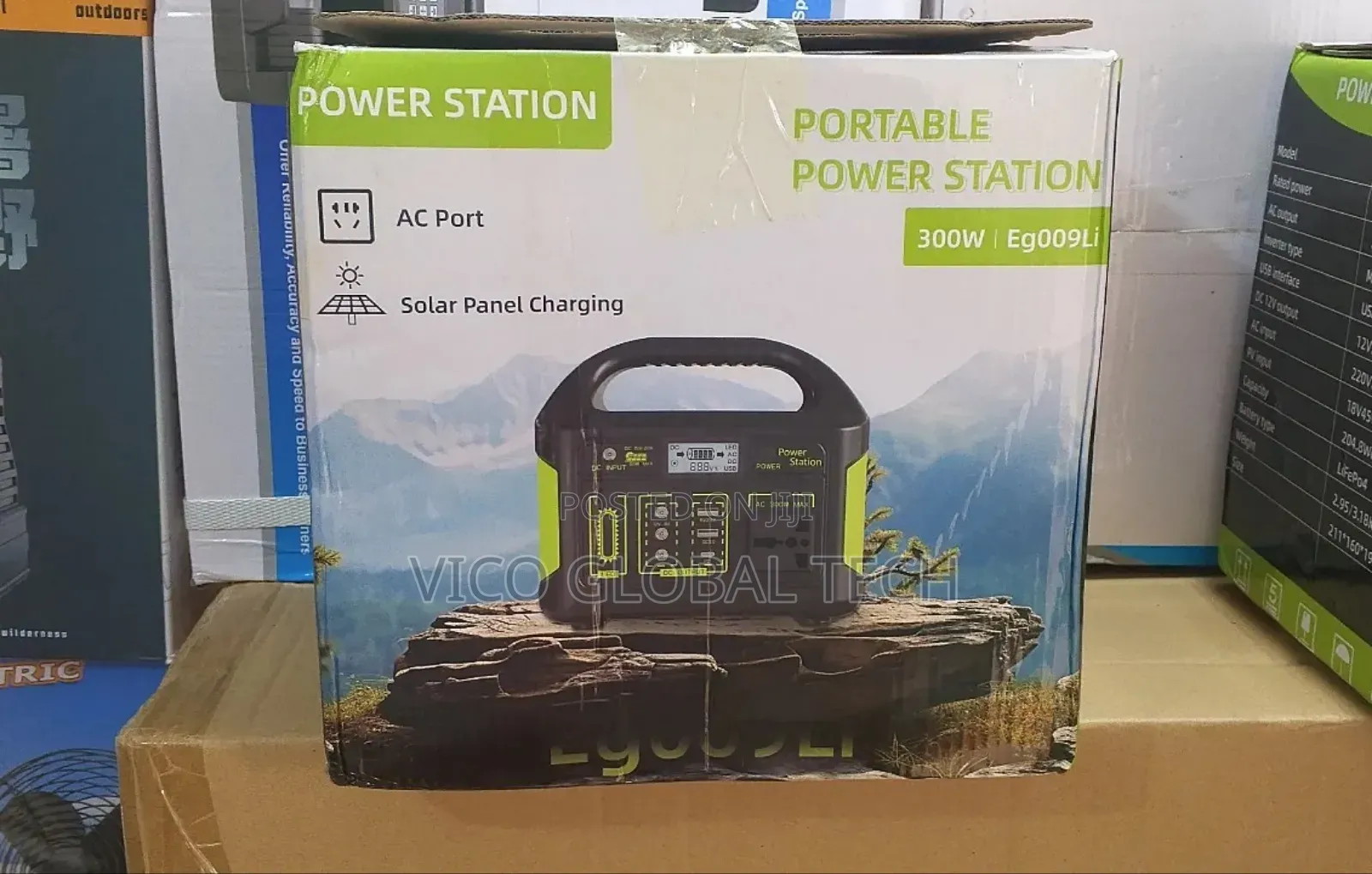 Portable Power Station 300w With And Without Solar Panel