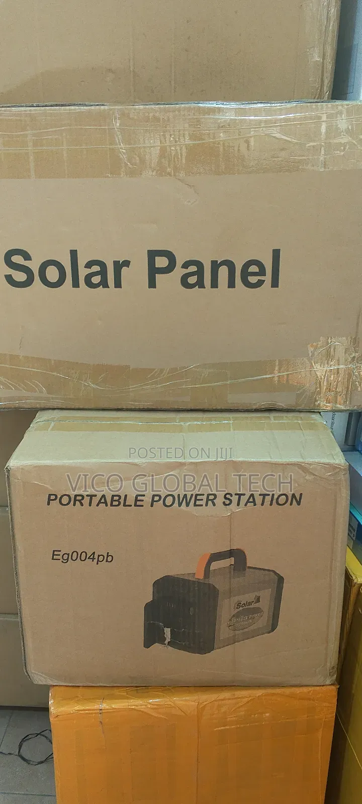 Portable Power Station 500w With and Without Solar Panel