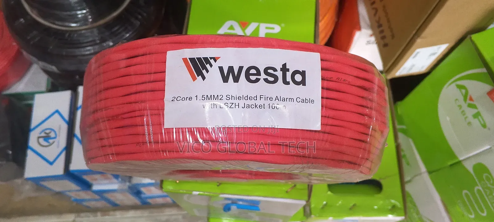 Westa 2-Core 1.5mm2 Shielded Fire Alarm Cable