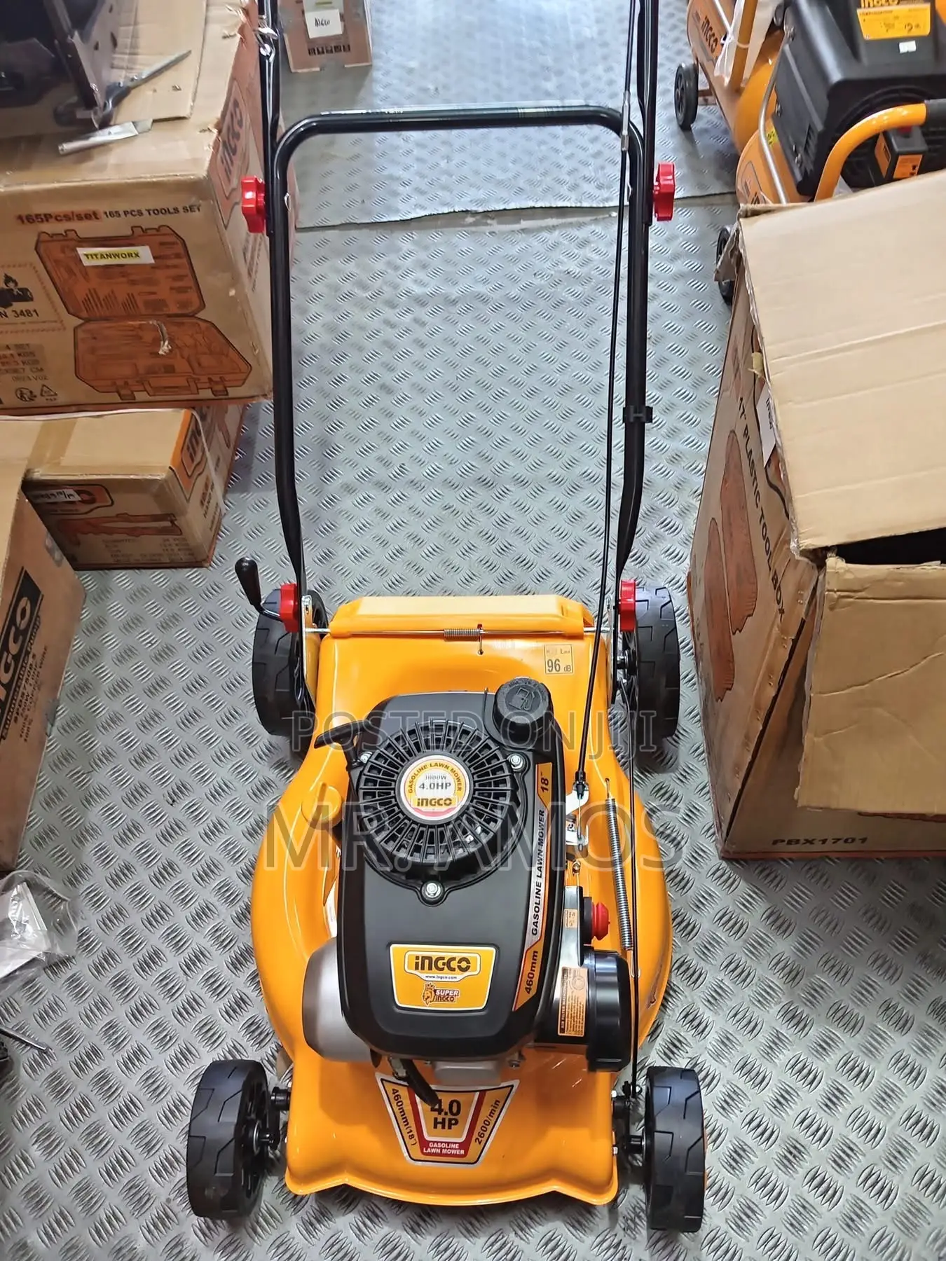 4 Horsepower 4-Stroke Hand Push Gasoline Lawn Mower - Glm141181