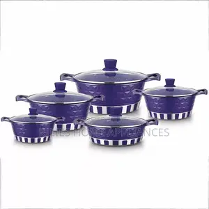 High Quality Heavy Duty Granite Nonstick Cookware Set (10pcs)