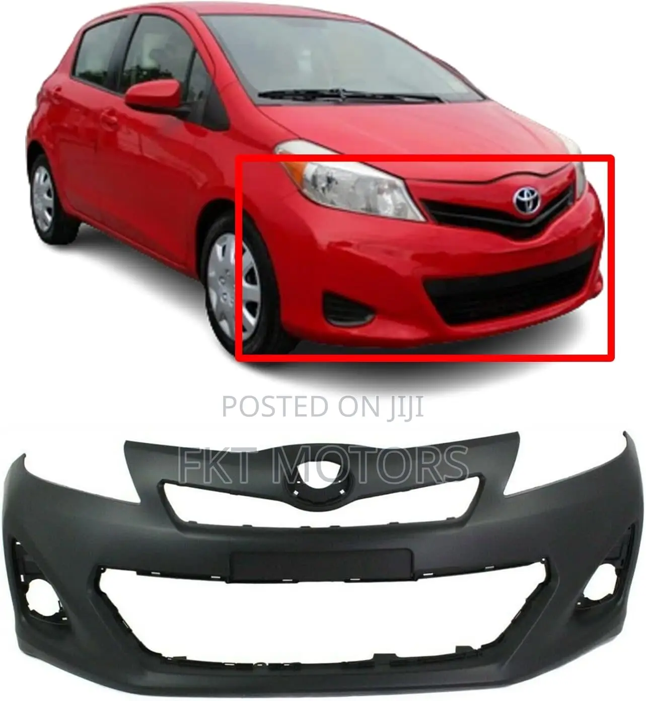 Toyota Vitz Bumper 2010,2011,2012,2013,2014,2015