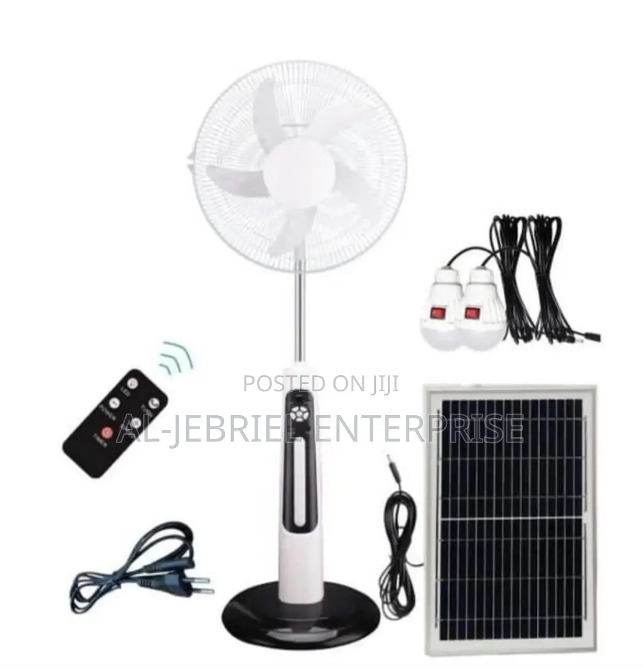 Solar Rechargeable Fan
