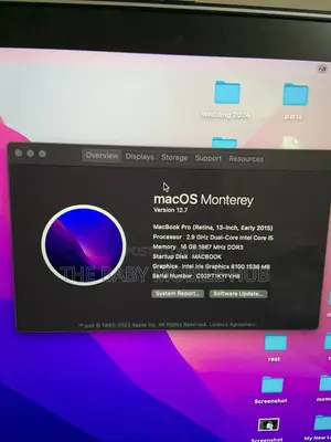 Laptop Apple MacBook Pro 2015 16GB Intel Core i5 SSD 500GB