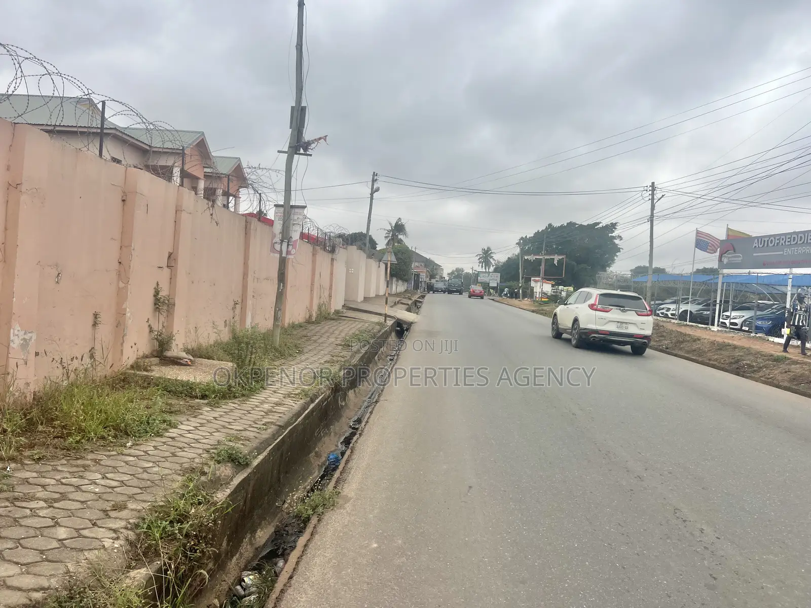 Roadside Land for Sale at Achimota