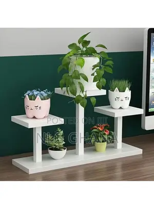 4-Tier Square Metal Flower Rack, Window Sill Plant. Tvx25263