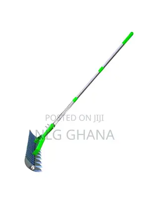 1.7m Stainless Steel + Alloy Steel Garden Lawn Rake.