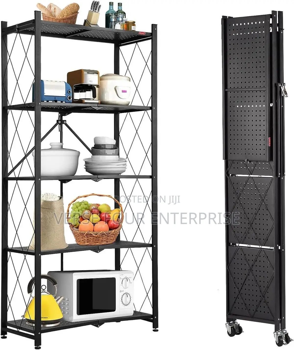 5 Tier Foldable Kitchen /Storage Rack