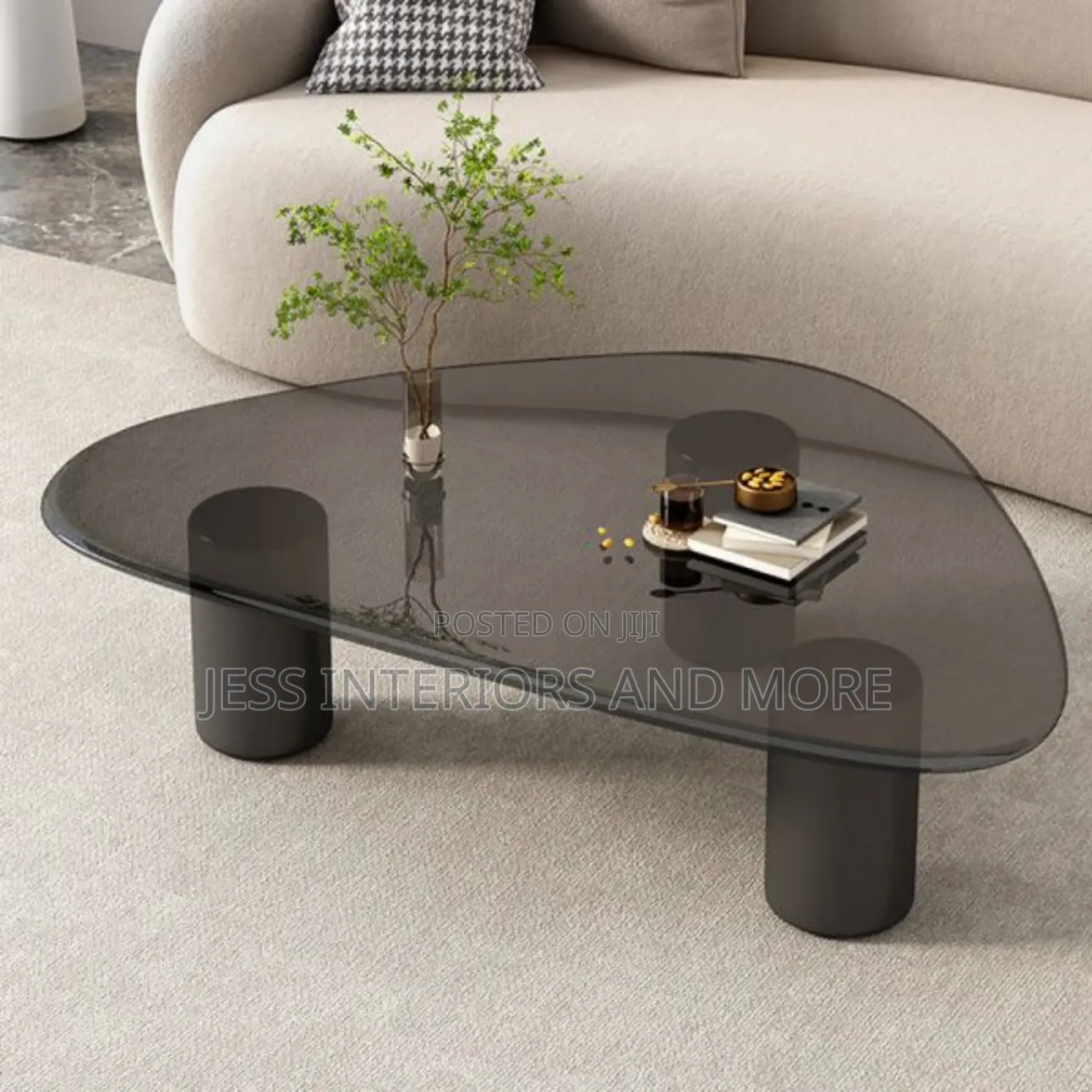 Center Table (Triangle Glass)
