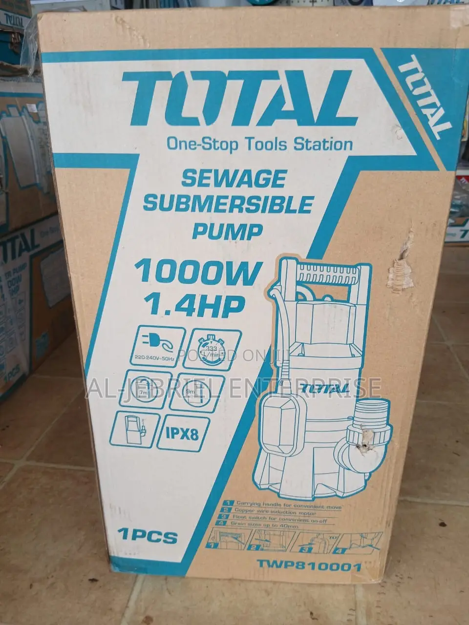 Total Sewage Pump 1.4hp