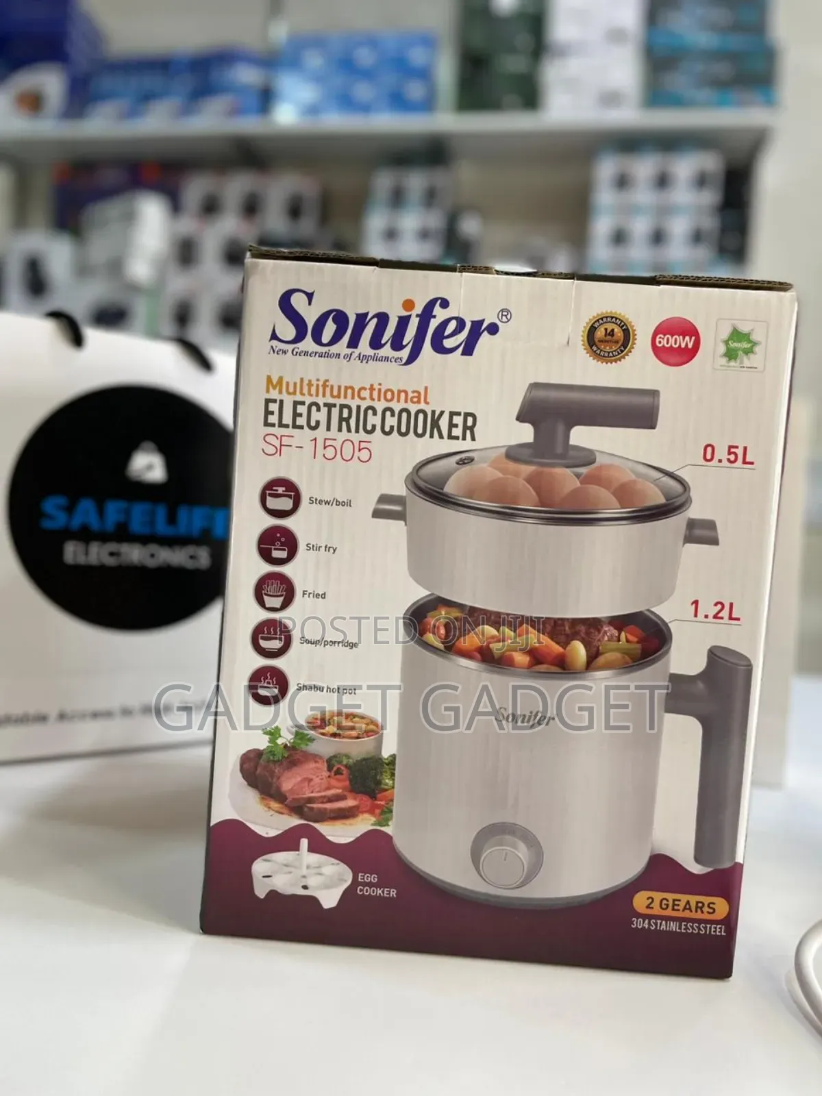 Sonifer Multifunctional Electric Cooker 1.2l