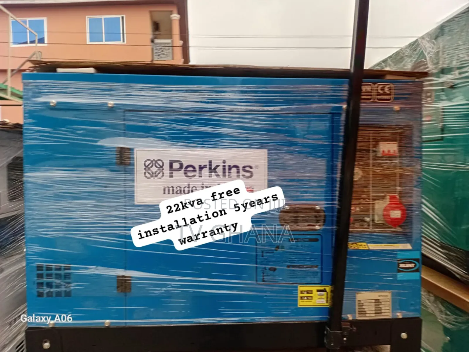 Designed for Stress Power Perkins 22kva Diesel Generator