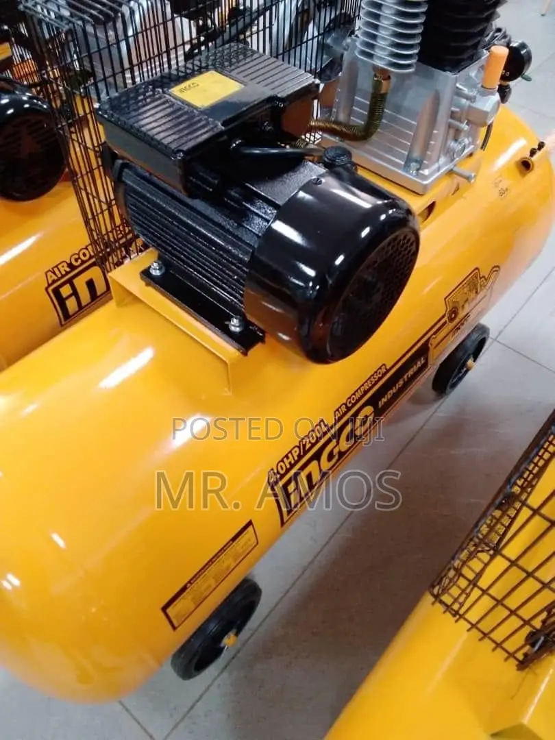 200 Litre Belt Drive Air Compressor With 4.0hp E-Motor - Ac402001