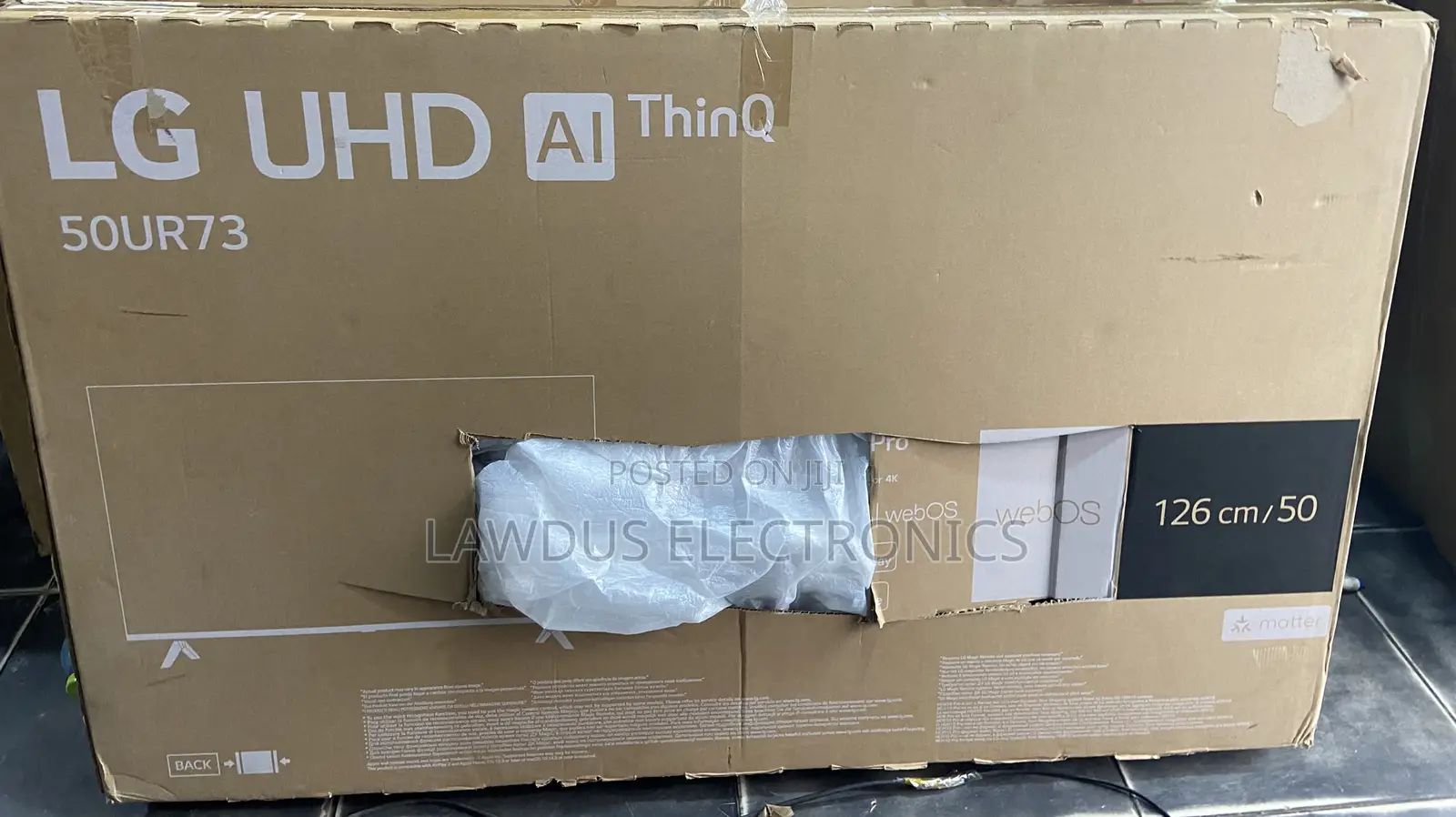 Lg 50” Smart Tv 2023/2024 Model