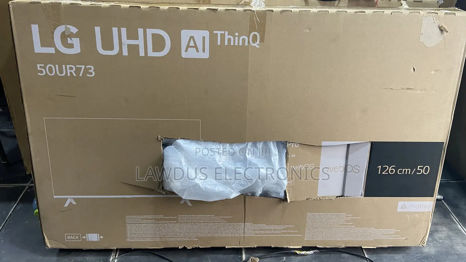 Lg 50” Smart Tv 2023/2024 Model