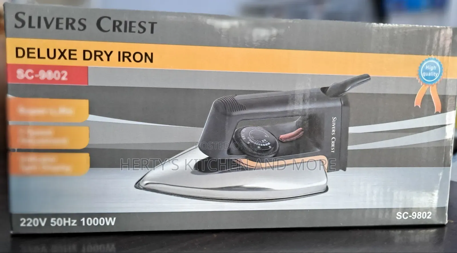 Slivers Criest Deluxe Dry Iron