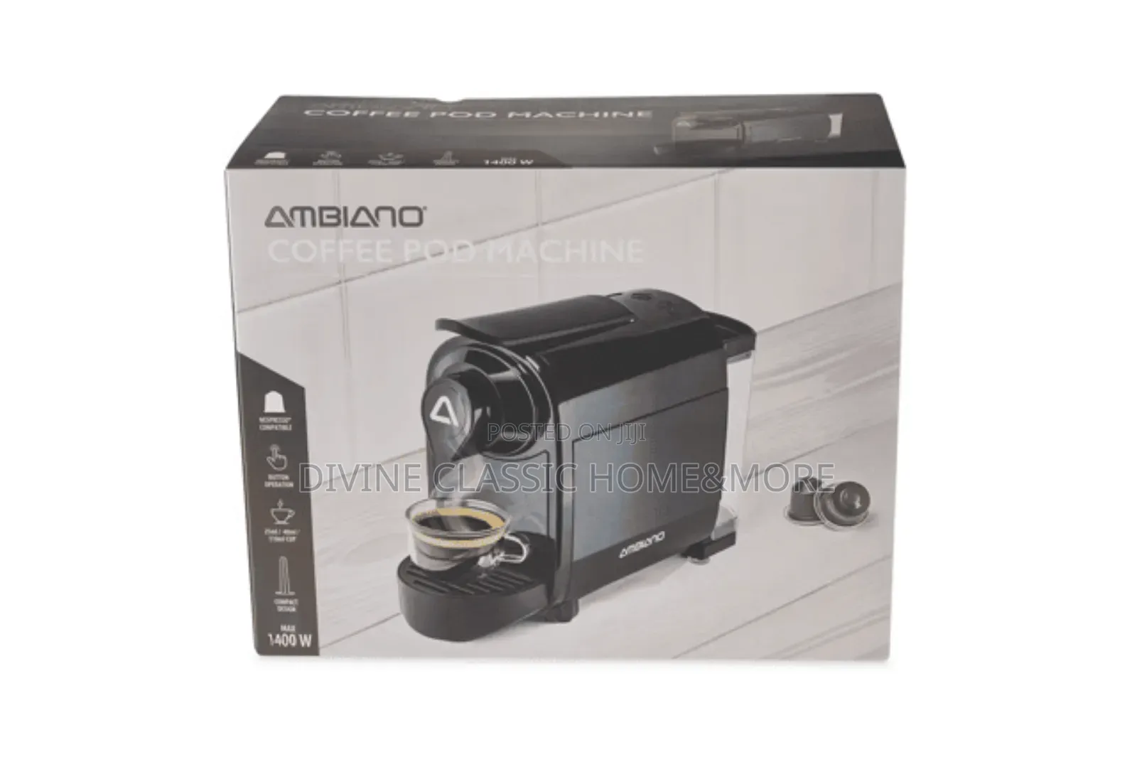 Ambiano Coffee Pod/ Nespresso Machine