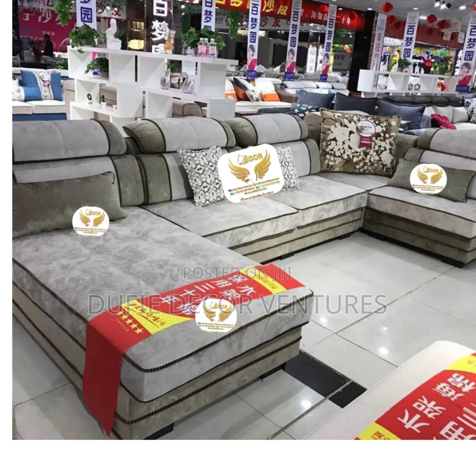 Living Room Sofa and Center