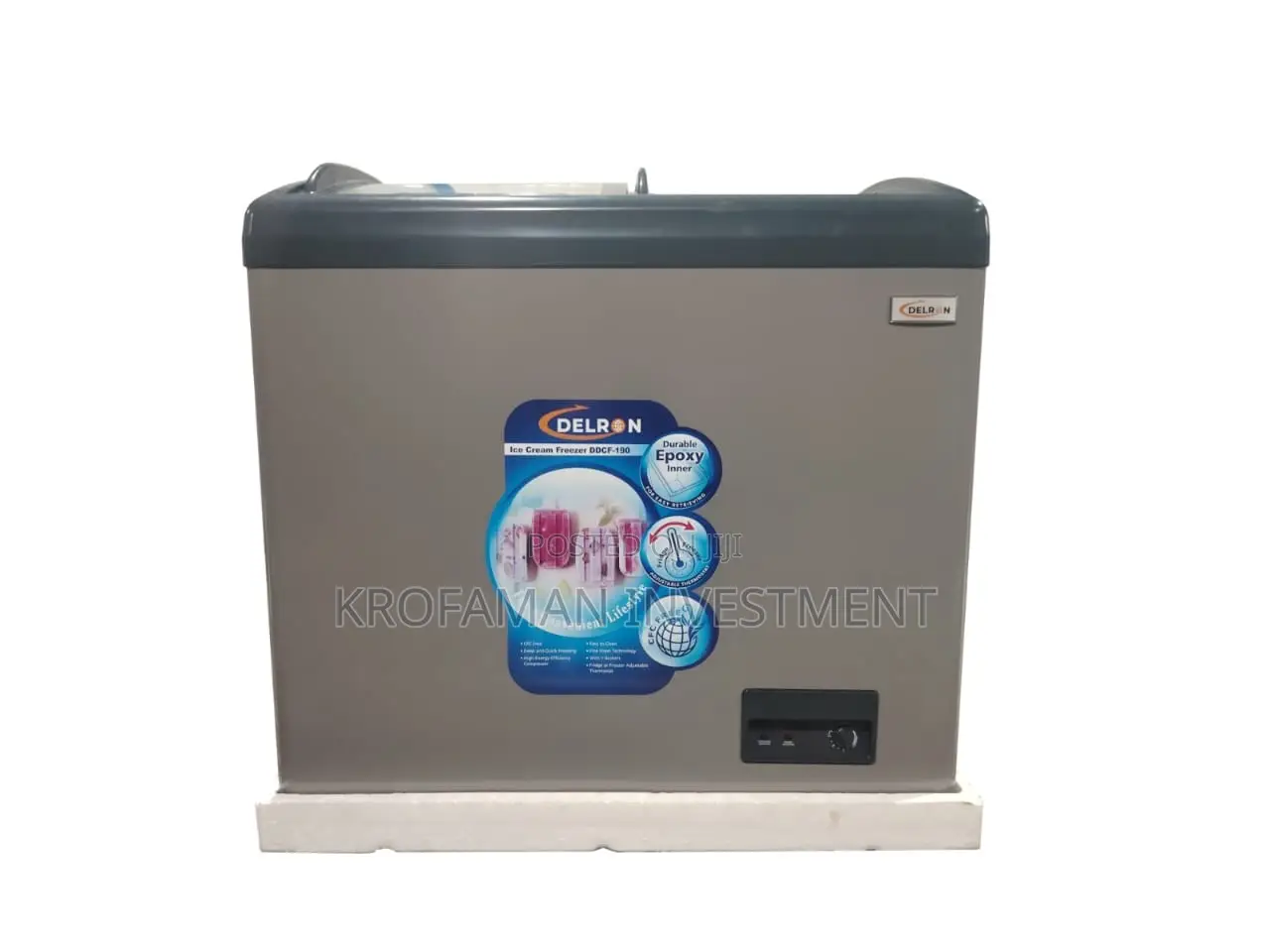 Delron 190l Ice Cream Freezer