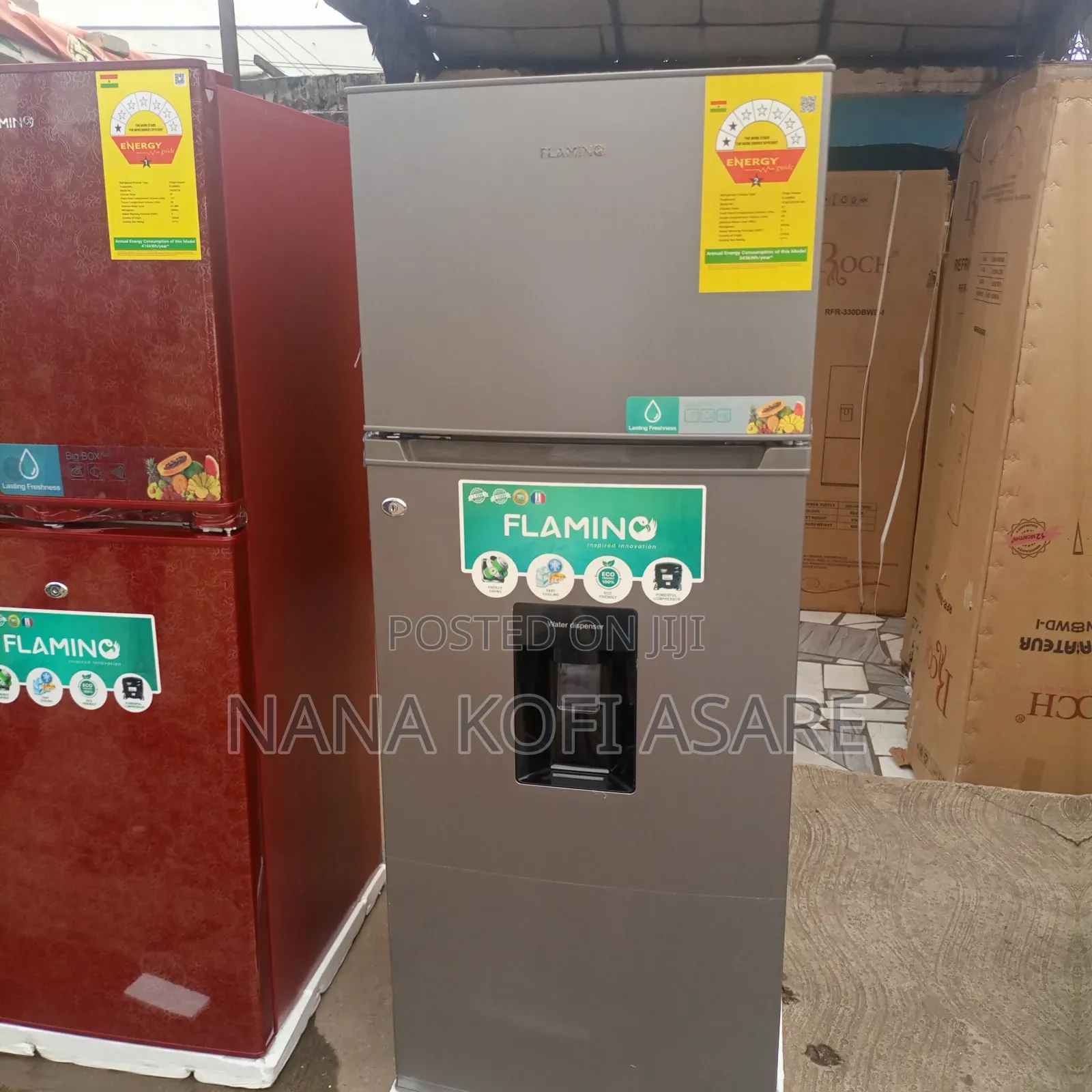 Flamino 210litres Refrigerator With Dispenser