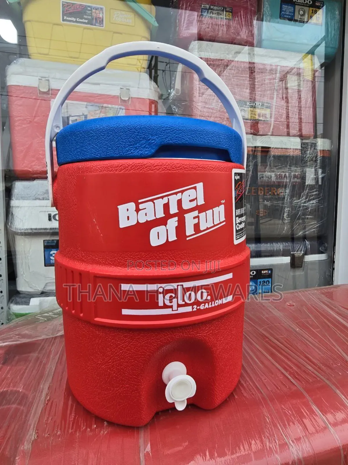 Ice Chest Retro Barrel of Fun 2 Gallon Jug