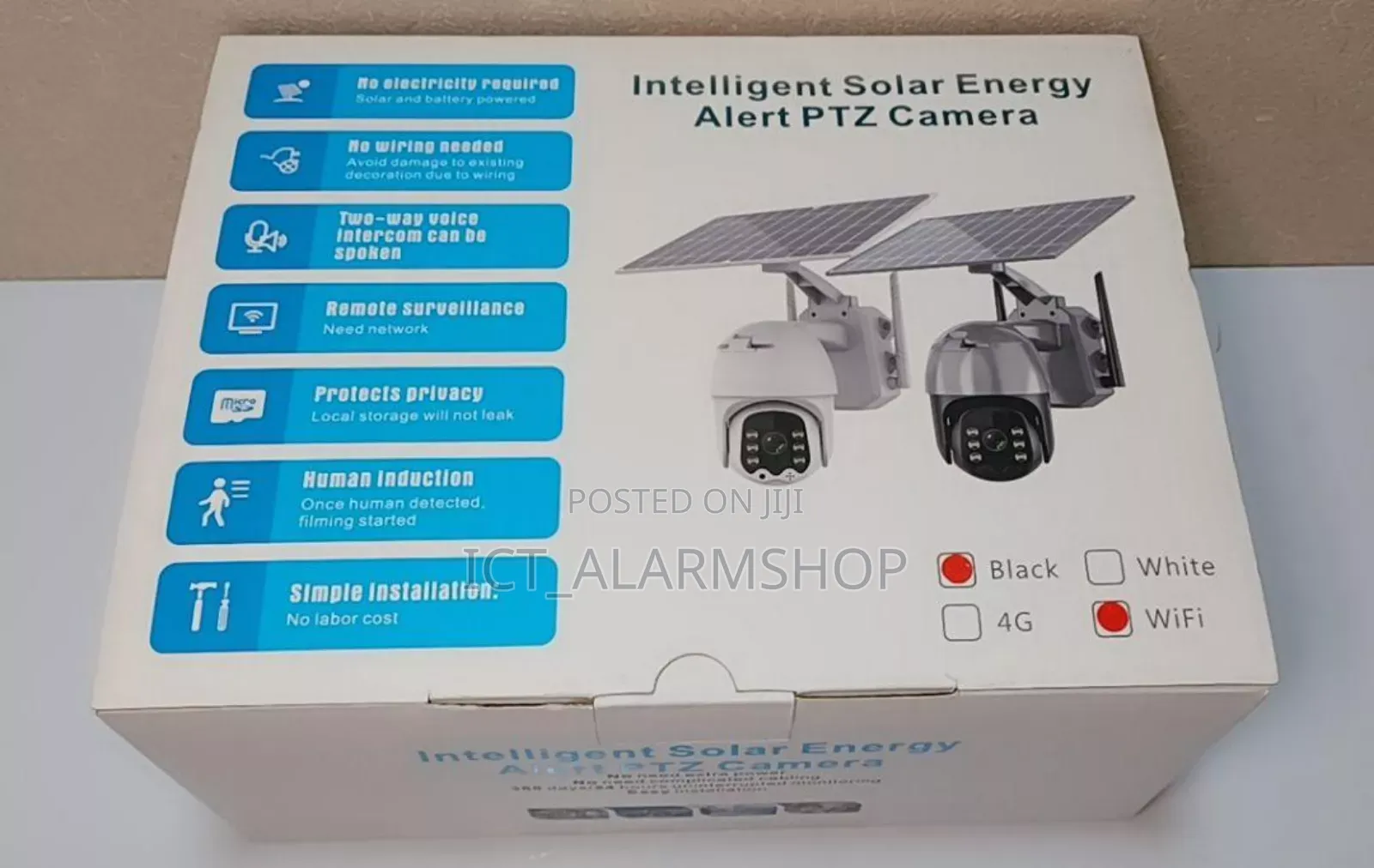 Solar Power Wifi Ubox PTZ Camera
