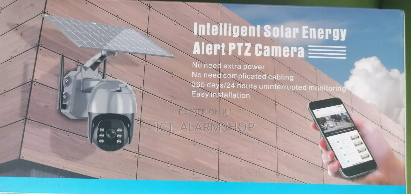 Solar Power Wifi Ubox PTZ Camera
